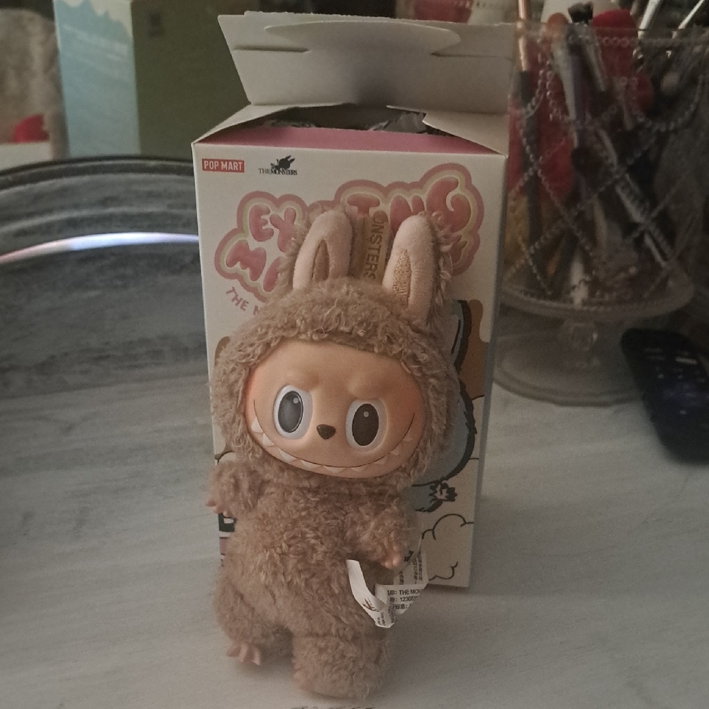 Fluffy Brown Bunny Costume Toy by Pop Mart